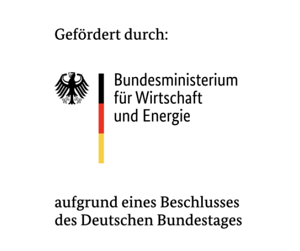 Funded by the German Federal Ministry for Economic Affairs and Energy on the basis of a decision by the German Bundestag